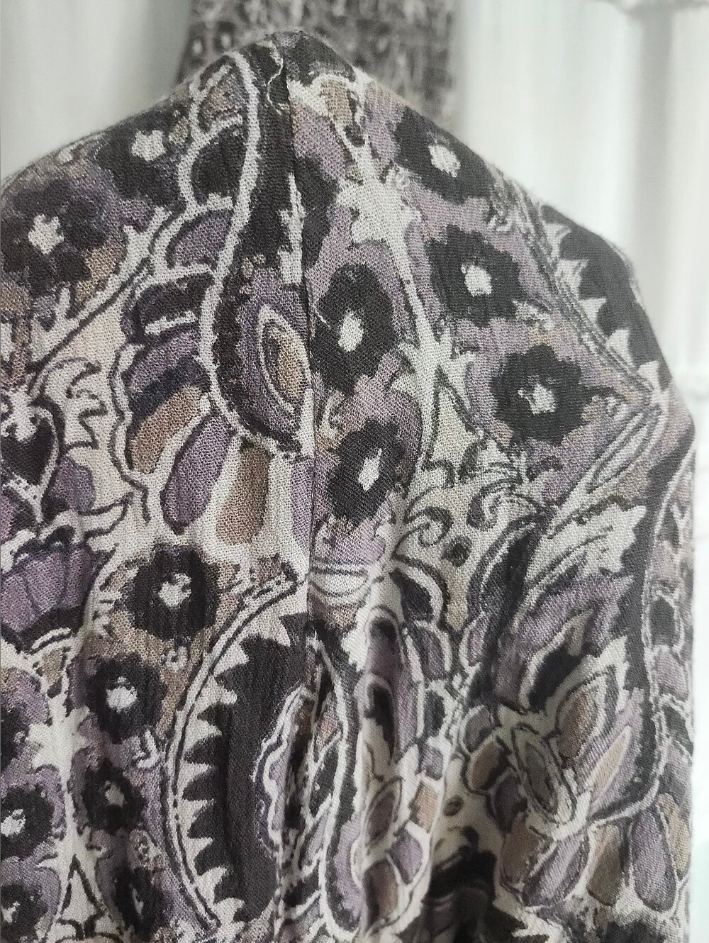 Free People "In The Sun" Smocked Paisley Print Dress. - Picture 8 of 9
